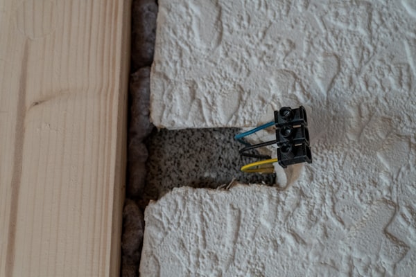 Residential electrical wiring work